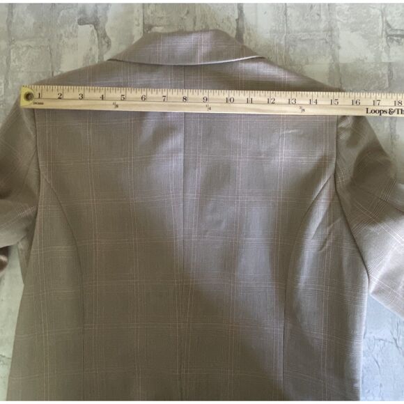 Chadwicks of Boston Womens Button Closure Lined Blazer Sz 4 - Picture 8 of 9